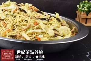 素-沙茶炒麵 Vegetarian fried noodles brisk