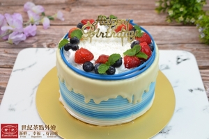 藍色海洋蛋糕 6吋